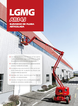 Gumikerekes töretőgémes munkaállványok LGMG  AR14J