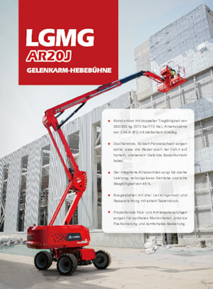Gumikerekes töretőgémes munkaállványok LGMG  AR20J