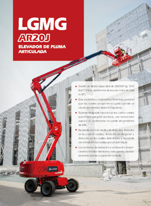 Gumikerekes töretőgémes munkaállványok LGMG  AR20J