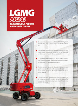 Gumikerekes töretőgémes munkaállványok LGMG  AR20J