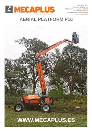 Gumikerekes töretőgémes munkaállványok Mecaplús P16