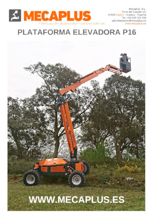 Gumikerekes töretőgémes munkaállványok Mecaplús P16