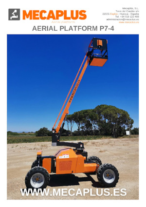 Gumikerekes töretőgémes munkaállványok Mecaplús P7-4