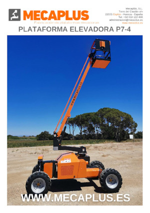 Gumikerekes töretőgémes munkaállványok Mecaplús P7-4