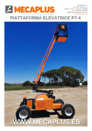 Gumikerekes töretőgémes munkaállványok Mecaplús P7-4