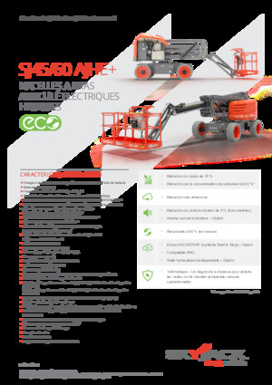 Gumikerekes töretőgémes munkaállványok Skyjack SJ60 AJHE+