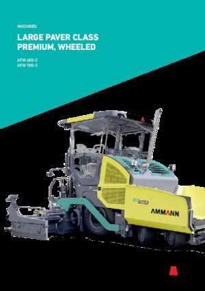 Gumikerekes finiserek Ammann AFW 600-3