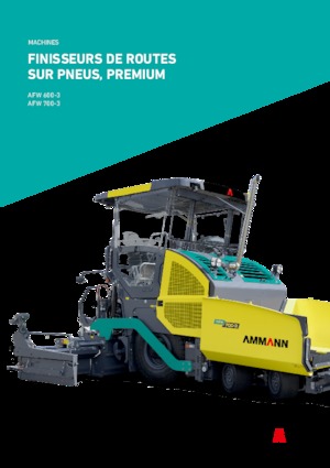Gumikerekes finiserek Ammann AFW 600-3