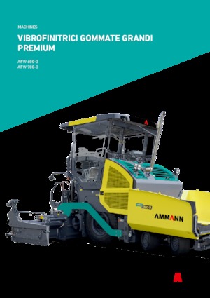 Gumikerekes finiserek Ammann AFW 600-3