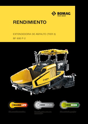 Gumikerekes finiserek Bomag BF 600 P-2 S 500