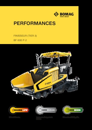 Gumikerekes finiserek Bomag BF 600 P-2 S 600