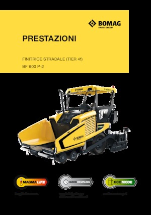 Gumikerekes finiserek Bomag BF 600 P-2 S 500