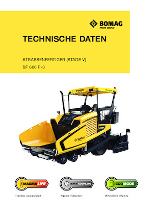 Gumikerekes finiserek Bomag BF 600 P-3 S 600