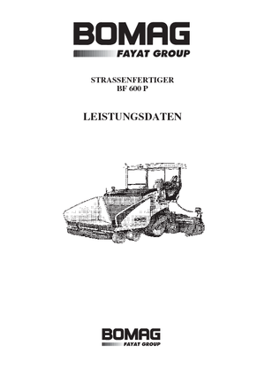 Gumikerekes finiserek Bomag BF 600 P-HSE