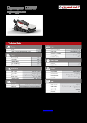 Gumikerekes finiserek Dynapac D25W