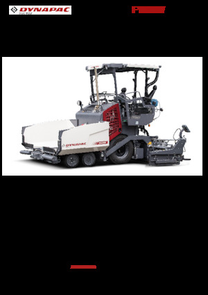 Gumikerekes finiserek Dynapac F1800W