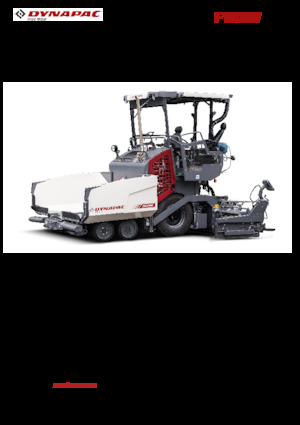 Gumikerekes finiserek Dynapac F1800W