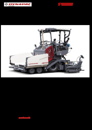Gumikerekes finiserek Dynapac F1800W