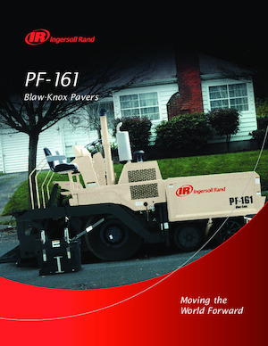 Gumikerekes finiserek Blaw-Knox PF 161