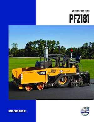 Gumikerekes finiserek Volvo PF2181