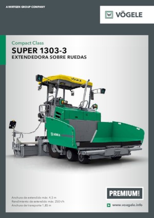 Gumikerekes finiserek Vögele Super 1303-3