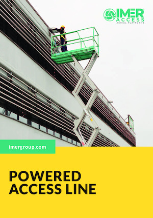 Gumikerekes ollós személyemelők Imer IM 5980 AC