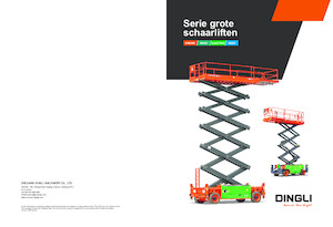 Gumikerekes ollós személyemelők Dingli JCPT1912DC