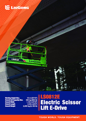 Gumikerekes ollós személyemelők Liugong LS0812E