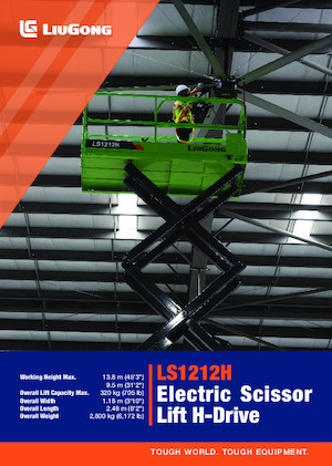 Gumikerekes ollós személyemelők Liugong LS1212H