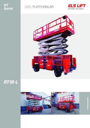 Gumikerekes ollós személyemelők ELS Lift RT 18-L