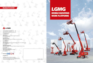 Gumikerekes ollós személyemelők LGMG  S0608EII