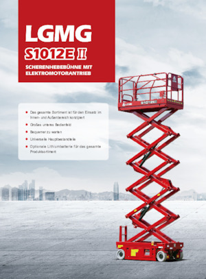 Gumikerekes ollós személyemelők LGMG  S1012EII-Li