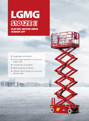 Gumikerekes ollós személyemelők LGMG  S1012EII-Li