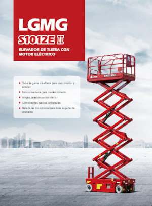 Gumikerekes ollós személyemelők LGMG  S1012EII-Li