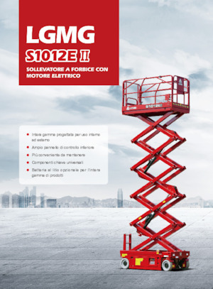 Gumikerekes ollós személyemelők LGMG  S1012EII-Li