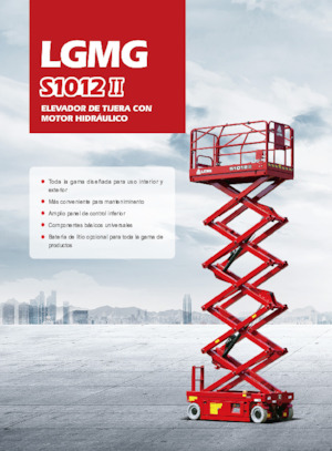 Gumikerekes ollós személyemelők LGMG  S1012II-Li