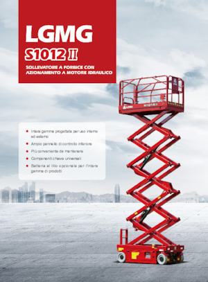 Gumikerekes ollós személyemelők LGMG  S1012II-Li