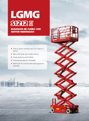 Gumikerekes ollós személyemelők LGMG  S1212II 