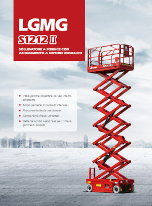 Gumikerekes ollós személyemelők LGMG  S1212II 