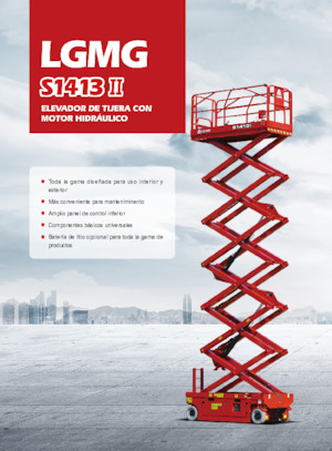 Gumikerekes ollós személyemelők LGMG  S1413II-Li