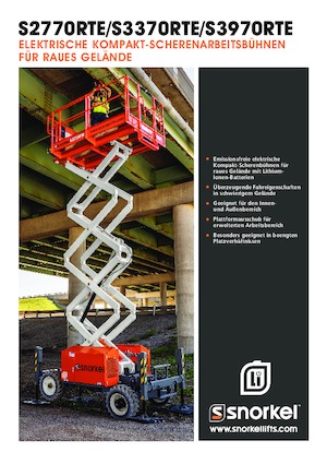 Gumikerekes ollós személyemelők Snorkel S3370RTE