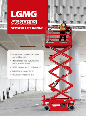 Gumikerekes ollós személyemelők LGMG  S4046E