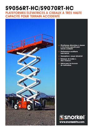 Gumikerekes ollós személyemelők Snorkel S9056RT-HC