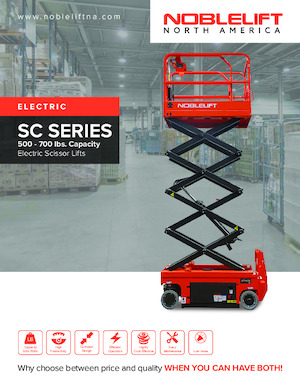 Gumikerekes ollós személyemelők Noblelift SC2632EN