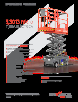 Gumikerekes ollós személyemelők Skyjack SJ3013 micro 