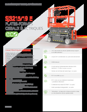 Gumikerekes ollós személyemelők Skyjack SJ3215E
