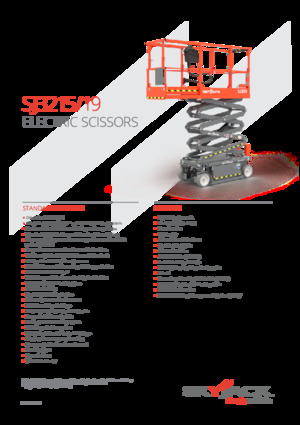 Gumikerekes ollós személyemelők Skyjack SJ3219 