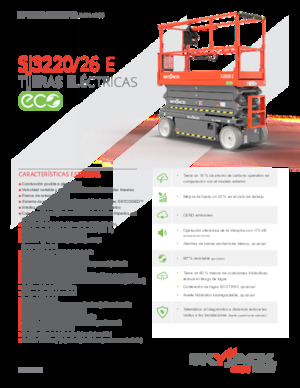 Gumikerekes ollós személyemelők Skyjack SJ3226E