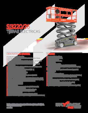 Gumikerekes ollós személyemelők Skyjack SJ3226 