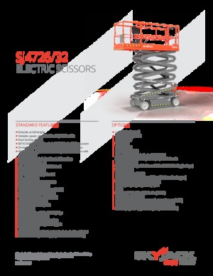 Gumikerekes ollós személyemelők Skyjack SJ4732 